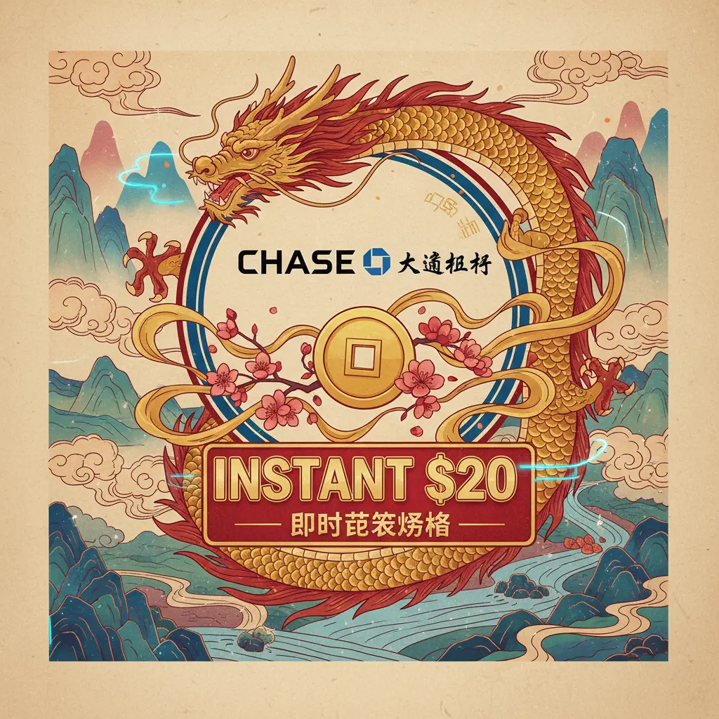 instant $20 sign up bonus - Chase